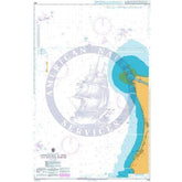 British Admiralty Nautical Chart 1949: Approaches to Miri and Batang Baram